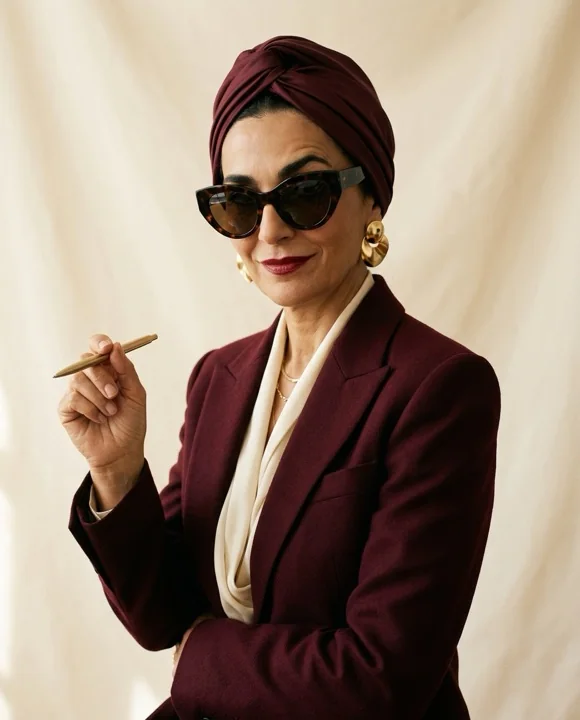 Madam, gülümseyerek