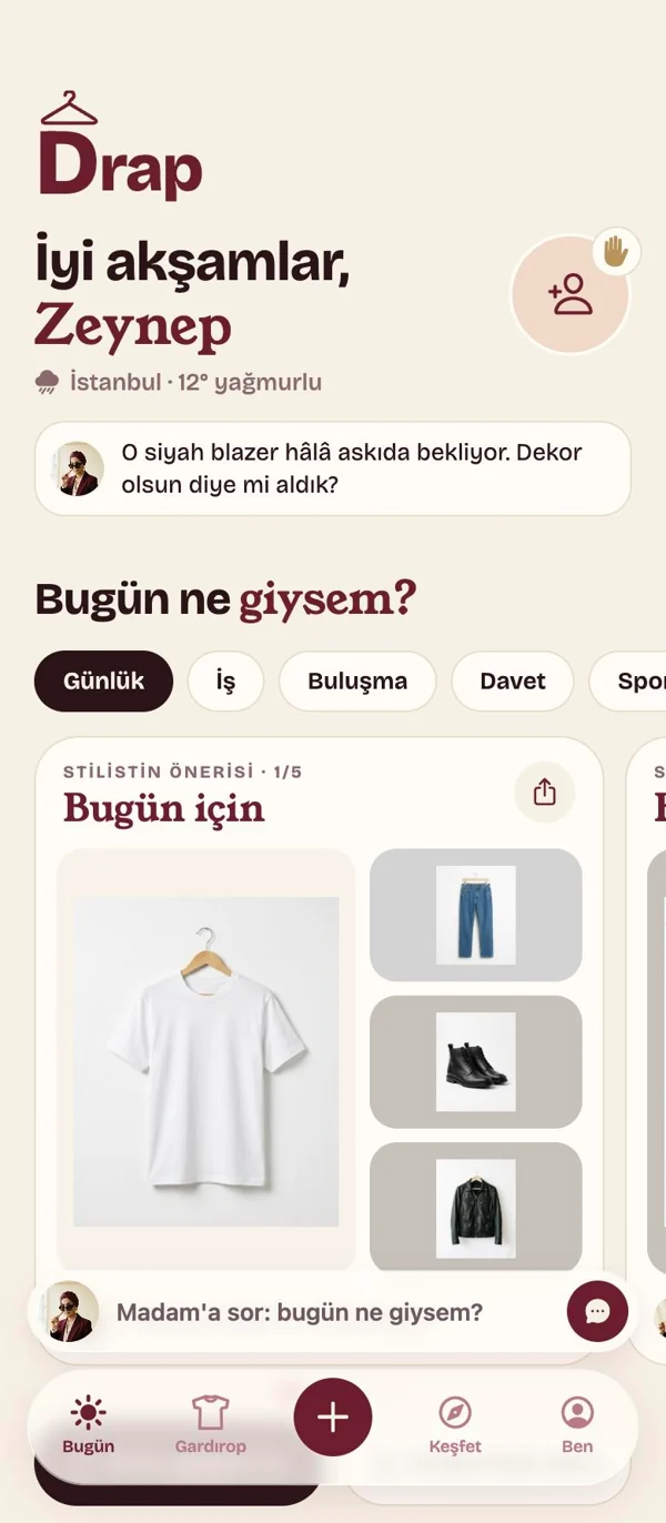 Bugün ekranı